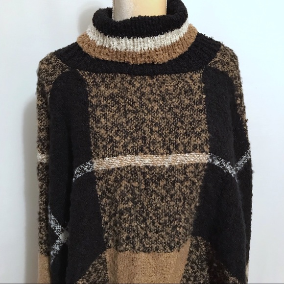 ❌SOLD❌ Accessory Street NWT Knitted Ruana-Poncho One Size - Picture 2 of 8
